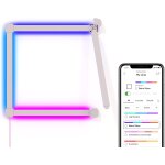 Chenquansarl - lines 90 degrés squared kit de démarrage, 4 barres lumineuses led rgbw connectées - appliques ... Chenquansarl - lines 90 degrés squared kit de démarrage, 4 barres lumineuses led rgbw connectées - appliques ...