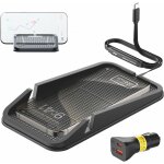 Chicslick - chargeur de voiture sans fil 15w antidrapant 2 en 1 support de tlphone de voiture sans ...