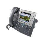 Cisco unified ip phone 7965g - t�l�phone voip - sccp, sip - 6 lignes - argent, gris fonc�