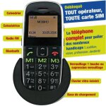 Classic ultime, touche sos & medaillon sos tour du cou, gps, son tr�s fort, bluetooth, blocage fonction ...