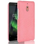 Classique elgant etui pour nokia 2. 1 mode classique d'alligator housse de protection anti eraflure ...