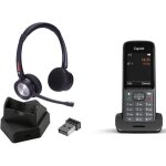 Cleyver - tlphone sans fil sl800h pro, casque bluetooth nw35 uc ¿ audio hd, mobilit, dect et pc ¿ ...