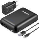 Cmwx - rapthor 5500 mah 7, 4 v 3 a batterie pour gilet chauff, vestes, sweats  capuche / phone, double ...