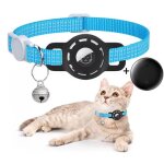 Collier pour chat avec localisateur gps suivi instantan� boucle de s�curit� noir yonis