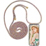 Collier pour iphone 15 pro max 6, 7  coque, etui de t�l�phone avec cordon - tour de cou lani�re en corde ...