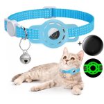 Collier de suivi gps pour chat avec localisation en temps r�el bleu yonis