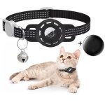 Collier de suivi gps pour chat avec localisation en temps r�el noir yonis