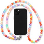 Collier de t�l�phone portable avec perles - bandouli�re universelle incluant un patch pour chaque coque ...