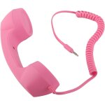 Combiné téléphonique 3, 5 mm, récepteur de téléphone portable vintage, microphone, haut - parleur, avec ... Combiné téléphonique 3, 5 mm, récepteur de téléphone portable vintage, microphone, haut - parleur, avec ...