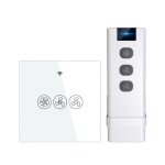 Commutateur de ventilateur de plafond intelligent wifi rf433 smart life / tuya app 2 / 3 way control ...