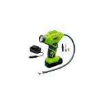 Compresseur gonfleur sans fil avec chargeur de voiture et accessoires - 18v - 1, 3 ah - zi - lpe20 - ...