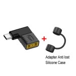 Connecteur d'alimentation pour ordinateur portable lenovo square vers usb type c, adaptateur de charge ...