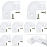Connecteur d'angle a 90 degrés, 8pcs connecteur d'angle pour profilé en aluminium led en forme de u, ... Connecteur d'angle a 90 degrés, 8pcs connecteur d'angle pour profilé en aluminium led en forme de u, ...
