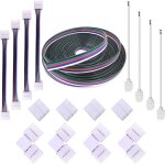 Connecteur led 5 broches avec rallonge 5 broches 5 broches pour bande led rgbw 12 mm 5 broches