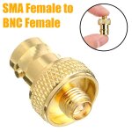 Connecteur rf sma femelle vers bnc femelle, adaptateur de conversion rf adapt� � la radio bidirectionnelle ...