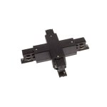 Connecteur type x pour rail triphas� (3 allumages) noir