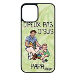Coque pour 12 pro / iphone 12 silicone humour j'peux pas j'suis papa jpeux 64 go naissance fille bd smartphone ...