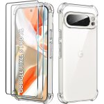 Coque et 2 verres trempés pour google pixel 9 pro xl - silicone antichoc transparent slim coins renforcés ... Coque et 2 verres trempés pour google pixel 9 pro xl - silicone antichoc transparent slim coins renforcés ...