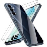 Coque et 2 verres tremp�s pour samsung galaxy a16 4g / 5g - protection renforc�e antichoc silicone - ...