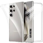 Coque et 2 verres tremp�s pour samsung galaxy s25 ultra - protection renforc�e antichoc silicone - e. ...