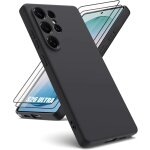 Coque + 2 verres tremp�s pour samsung galaxy s26 ultra, silicone liquide protection slim antichoc anti ...