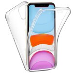 Coque 360 degr�s apple iphone 11 pro 5, 8 pouces protection int�grale arri�re pc case et avant tpu transparent ...