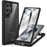 Coque 360 avec protection d'cran intgre pour samsung galaxy s25 ultra - hybride tpu + pc antichoc, ...