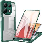 Coque 360 pour xiaomi redmi note 13 pro 4g / poco m6 pro 4g - 2 - en - 1 anti - choc (tpu souple + pc), ...