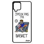 Coque pour a12 silicone j'peux pas y'a basket basketball smartphone blanc noir texte drole humoristique ...