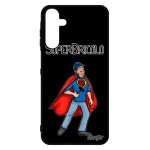 Coque pour a15 4g 5g silicone super bricolo humour heros bd humoristique housse papa bricoleur cadeau ...