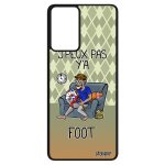 Coque a52 silicone j'peux pas y'a football de protection comique humour drole je bd vert telephone jpeux ...