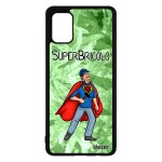 Coque a71 silicone super bricolo texte papy comics heros solide telephone bd case cadeau fete des peres ...