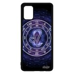 Coque a71 silicone signe astrologique lion avenir galaxie horloge motif ciel housse telephone case aluminium ...