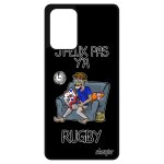 Coque a72 en silicone j'peux pas y'a rugby bd supporter humoristique mobile drole jpeux noir housse texte ...
