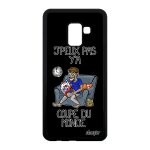 Coque a8 2018 silicone j'peux pas y'a coupe du monde je rugby metal supporter telephone humour noir foot ...