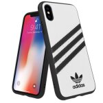 Coque adidas originals gazelle iphone x coloris blanc