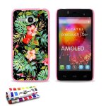 Coque alcatel one touch star hawai flowers silicone rose rigide (tpu) Coque alcatel one touch star hawai flowers silicone rose rigide (tpu)