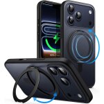 Coque anneau rotatif a 360 degr�s pour iphone 17 pro max 6, 9 pouces avec bouton de contr�le de cam�ra, ...