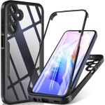 Coque antichoc 360 pour samsung galaxy a15 4g / 5g avec protection d'cran intgre ¿ hybride pc / tpu ...