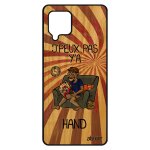 Coque antichoc galaxy a42 en bois silicone j'peux pas y'a hand supporter cover handball drole rigide ...