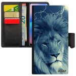 Coque antichoc honor 8 porte cartes lion huawei telephone eclair housse felin animaux mobile animal lionne ...