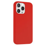 Coque antichoc premium pour iphone 15 pro collection color skin en tpu moxie rouge
