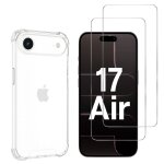 Coque antichoc pour iphone 17 air et 2 verres tremp� film protection ecran phonillico�