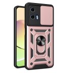 Coque antichoc rose pour motorola moto g54 5g avec support anneau