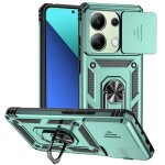 Coque antichoc verte avec protection lentille pour xiaomi redmi note 13 pro 4g