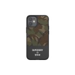 Coque pour apple iphone 12 mini collection canvas en tpu superdry camouflage