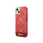 Coque pour apple iphone 14 tpu bandana guess rouge