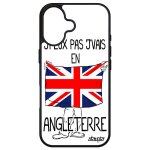 Coque pour apple iphone 16 silicone j'peux pas j'vais en angleterre jo angleterre britannique personnalis� ...