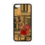 Coque pour apple iphone 5c en bois silicone j'peux pas j'dois garder mon flamand rose humour jpeux etui ...