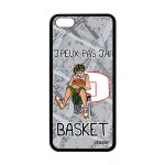 Coque pour apple iphone 5c silicone jpeux pas j'ai basket comique gris humour de
